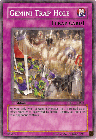 Gemini Trap Hole [PTDN-EN073] Common - POKÉ JEUX