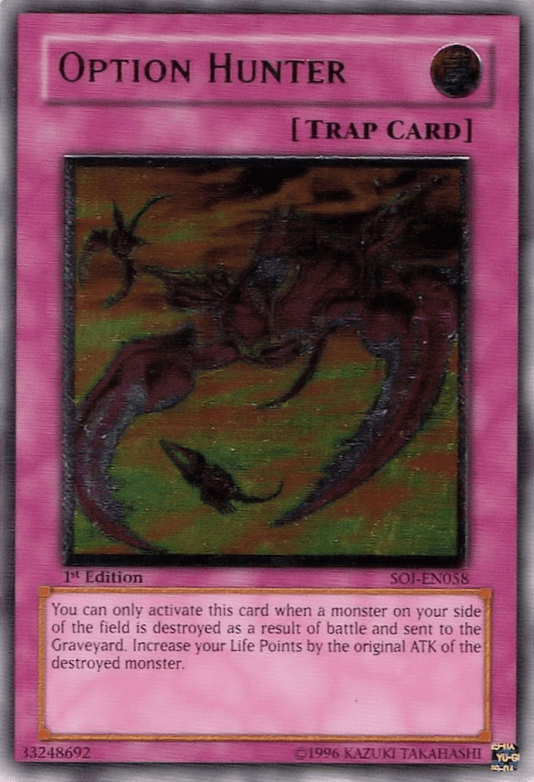 Option Hunter (UTR) [SOI-EN058] Ultimate Rare - POKÉ JEUX