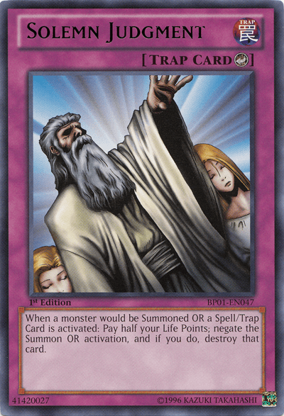 Solemn Judgment [BP01-EN047] Rare - POKÉ JEUX