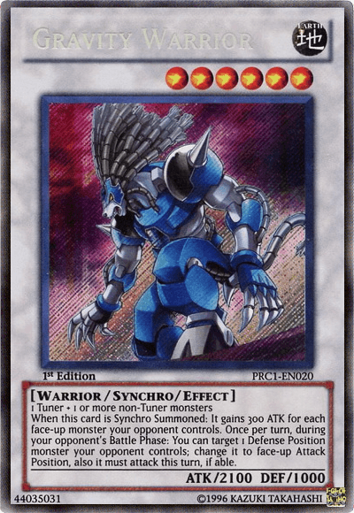 Gravity Warrior [PRC1-EN020] Secret Rare - POKÉ JEUX