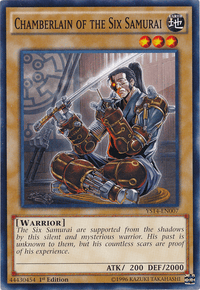 Chamberlain of the Six Samurai [YS14-EN007] Common - POKÉ JEUX