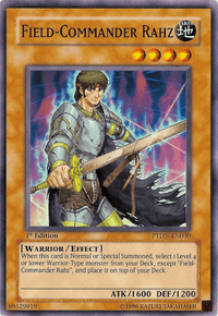 Field-Commander Rahz [PTDN-EN030] Super Rare - POKÉ JEUX