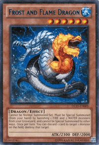 Frost and Flame Dragon (Blue) [DL15-EN005] Rare - POKÉ JEUX