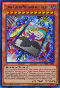 Flower Cardian Paulownia with Phoenix [DRL3-EN038] Ultra Rare - POKÉ JEUX