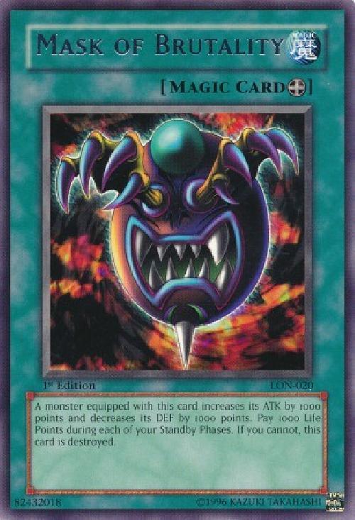 Mask of Brutality [LON-020] Rare - POKÉ JEUX