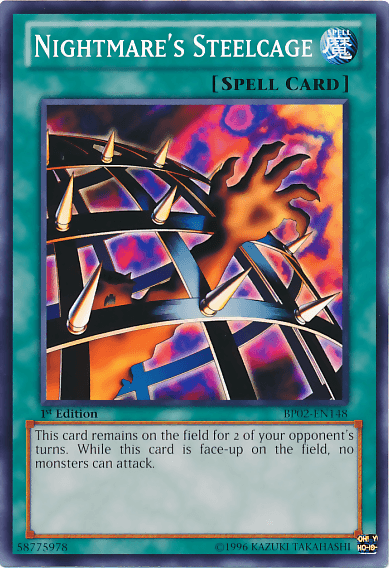 Nightmare's Steelcage [BP02-EN148] Mosaic Rare - POKÉ JEUX