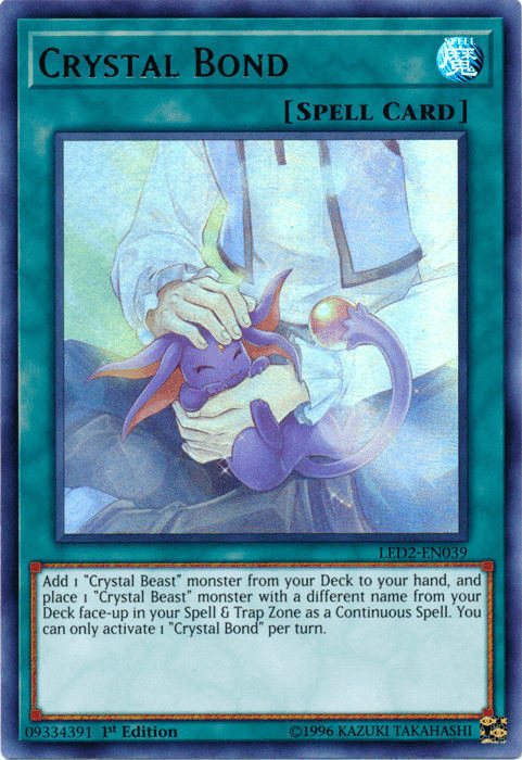Crystal Bond [LED2-EN039] Ultra Rare - POKÉ JEUX