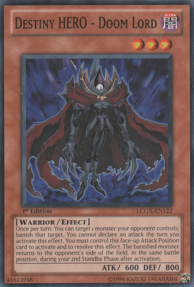 Destiny HERO - Doom Lord [LCGX-EN122] Common - POKÉ JEUX