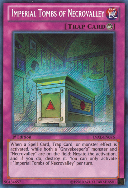 Imperial Tombs of Necrovalley [LVAL-EN076] Secret Rare - POKÉ JEUX