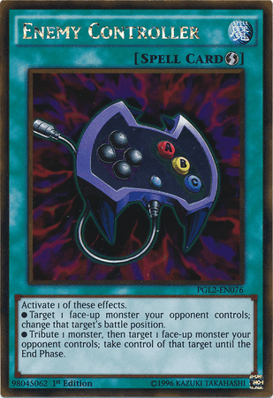 Enemy Controller [PGL2-EN076] Gold Rare - POKÉ JEUX