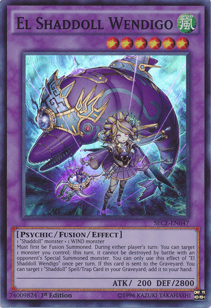 El Shaddoll Wendigo [SECE-EN047] Super Rare - POKÉ JEUX
