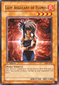 Lady Assailant of Flames [LON-035] Common - POKÉ JEUX