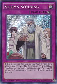 Solemn Scolding [NECH-EN079] Secret Rare - POKÉ JEUX