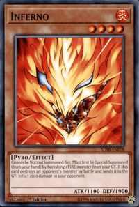 Inferno [SDSB-EN018] Common - POKÉ JEUX