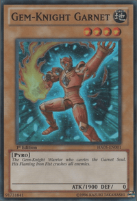 Gem-Knight Garnet [HA05-EN001] Super Rare - POKÉ JEUX