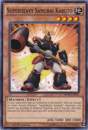 Superheavy Samurai Kabuto [MP15-EN132] Common - POKÉ JEUX