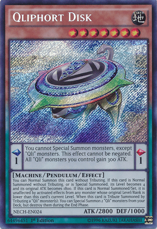 Qliphort Disk [NECH-EN024] Secret Rare - POKÉ JEUX