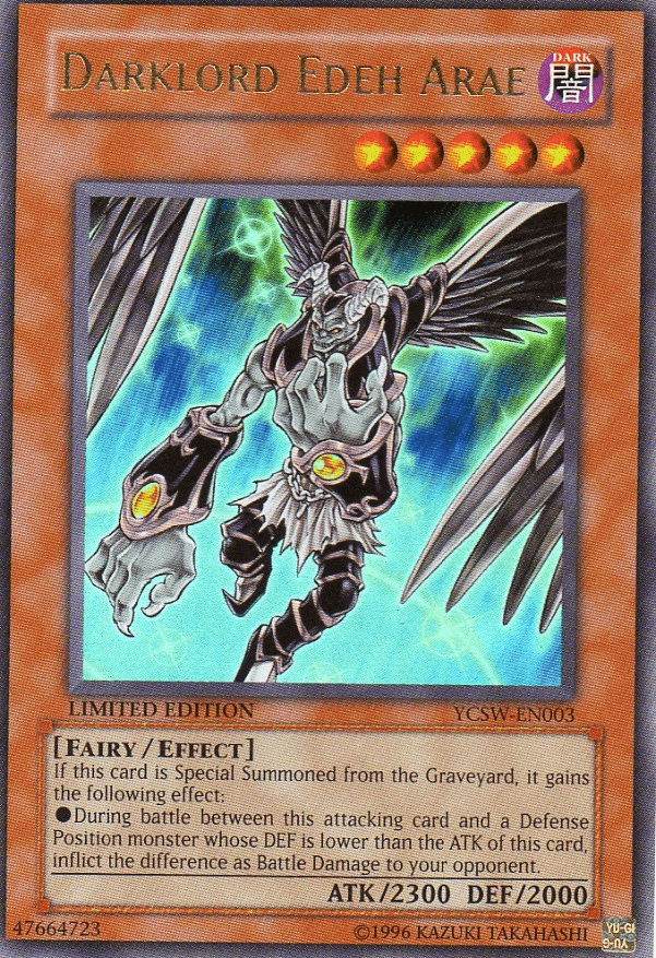 Darklord Edeh Arae [YCSW-EN003] Ultra Rare - POKÉ JEUX