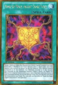 Rank-Up-Magic Argent Chaos Force [PGLD-EN027] Gold Secret Rare - POKÉ JEUX