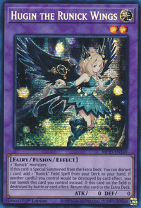 Hugin the Runick Wings [MP23-EN249] Prismatic Secret Rare - POKÉ JEUX