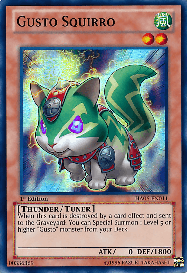 Gusto Squirro [HA06-EN011] Super Rare - POKÉ JEUX