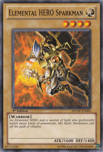 Elemental HERO Sparkman [RYMP-EN003] Common - POKÉ JEUX