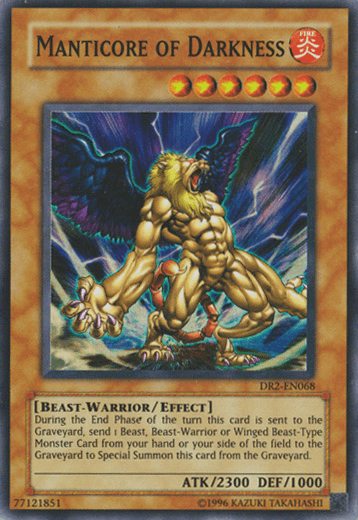 Manticore of Darkness [DR2-EN068] Super Rare - POKÉ JEUX