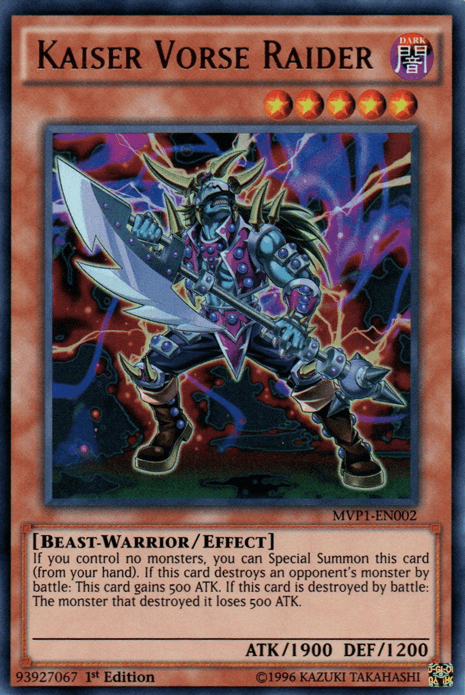 Kaiser Vorse Raider [MVP1-EN002] Ultra Rare - POKÉ JEUX