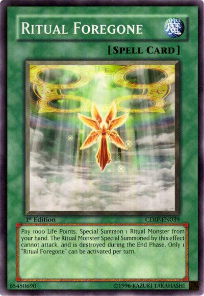 Ritual Foregone [CDIP-EN039] Common - POKÉ JEUX