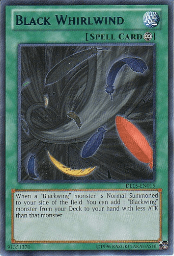 Black Whirlwind (Blue) [DL15-EN015] Rare - POKÉ JEUX