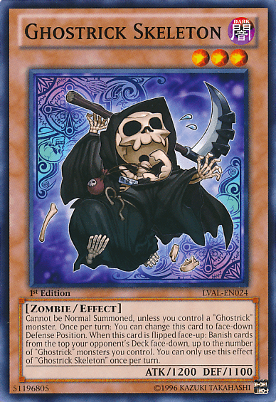 Ghostrick Skeleton [LVAL-EN024] Common - POKÉ JEUX