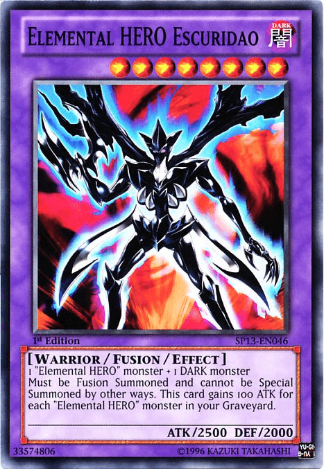 Elemental Hero Escuridao [SP13-EN046] Common - POKÉ JEUX