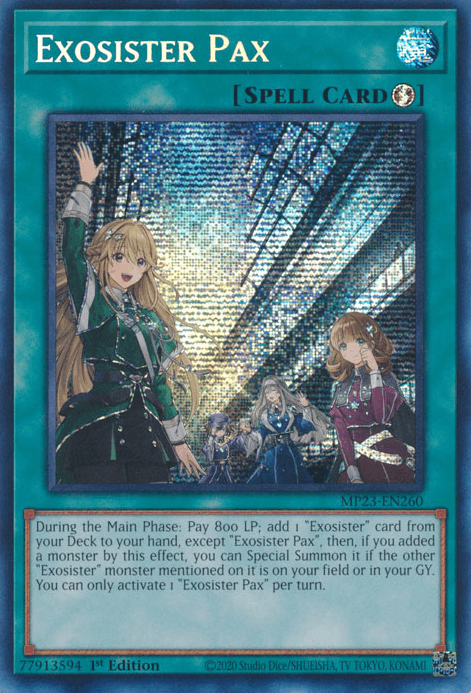 Exosister Pax [MP23-EN260] Prismatic Secret Rare - POKÉ JEUX