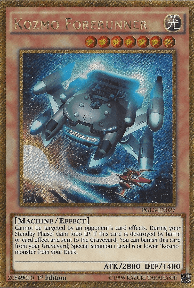 Kozmo Forerunner [PGL3-EN027] Gold Secret Rare - POKÉ JEUX