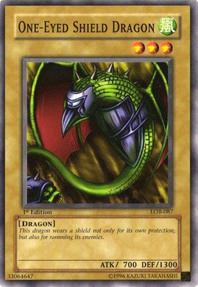 One-Eyed Shield Dragon [LOB-087] Common - POKÉ JEUX
