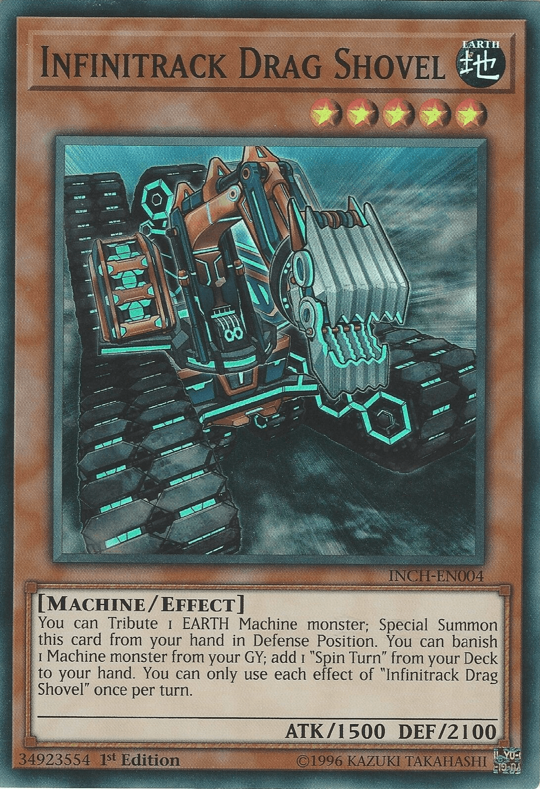 Infinitrack Drag Shovel [INCH-EN004] Super Rare - POKÉ JEUX