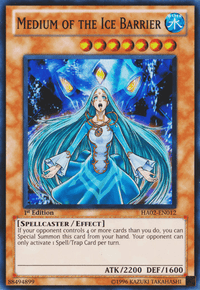 Medium of the Ice Barrier [HA02-EN012] Super Rare - POKÉ JEUX