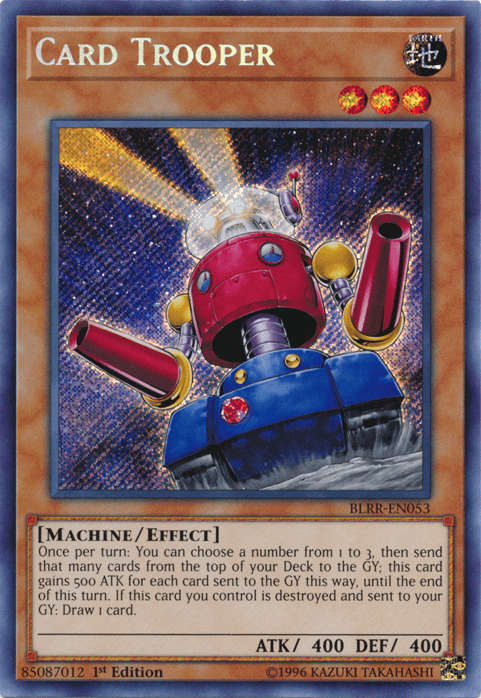 Card Trooper [BLRR-EN053] Secret Rare - POKÉ JEUX