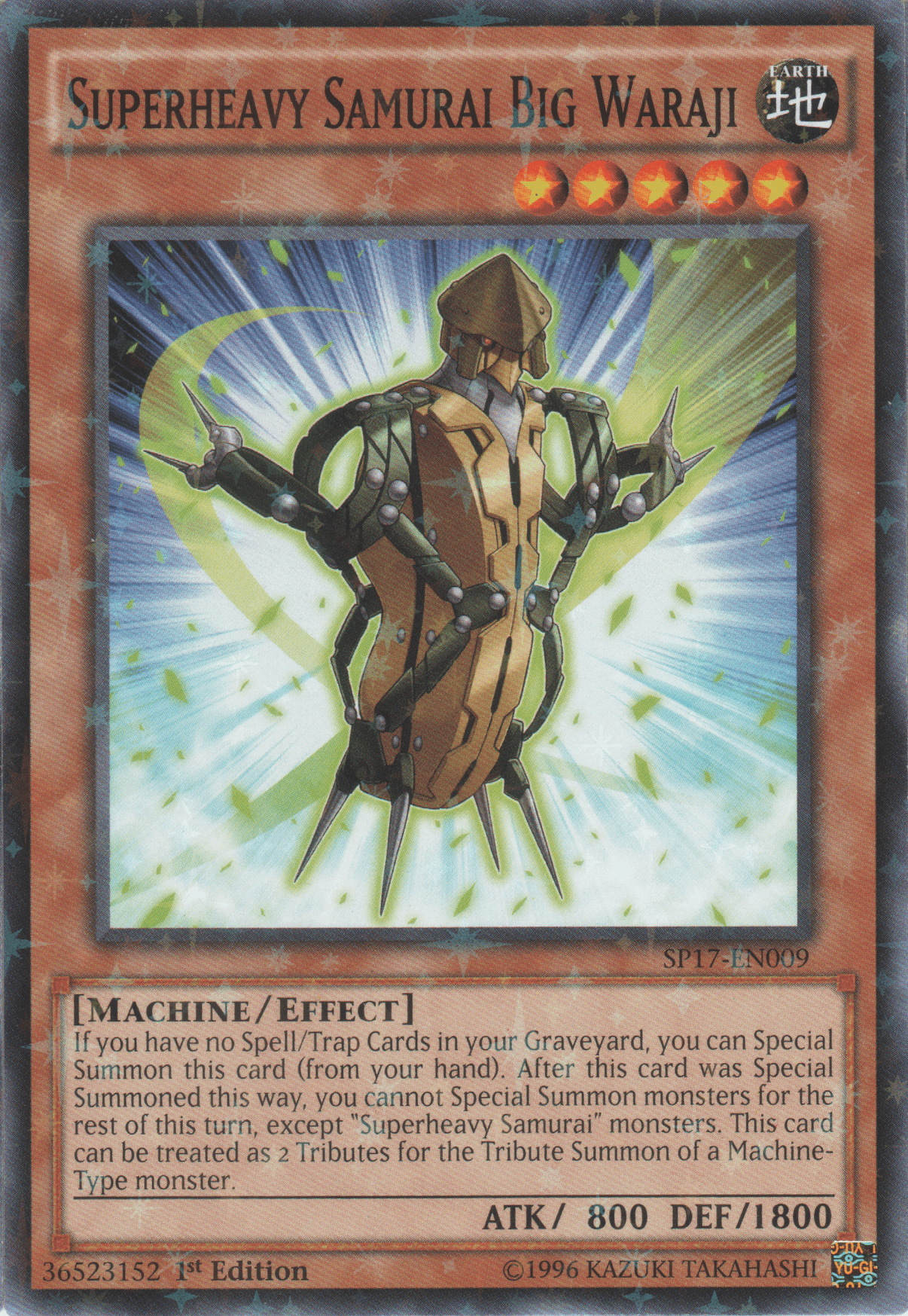 Superheavy Samurai Big Waraji [SP17-EN009] Starfoil Rare - POKÉ JEUX