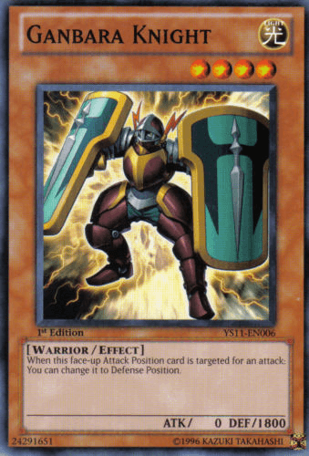 Ganbara Knight [YS11-EN006] Common - POKÉ JEUX