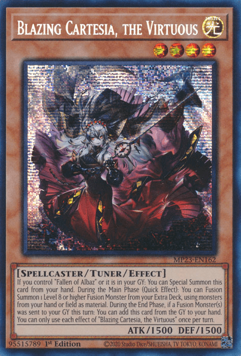 Blazing Cartesia, the Virtuous [MP23-EN162] Prismatic Secret Rare - POKÉ JEUX