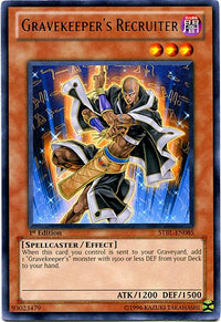 Gravekeeper's Recruiter [STBL-EN085] Rare - POKÉ JEUX