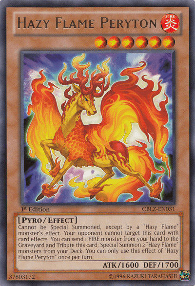 Hazy Flame Peryton [CBLZ-EN031] Rare - POKÉ JEUX