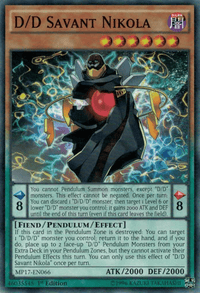 D/D Savant Nikola [MP17-EN066] Common - POKÉ JEUX