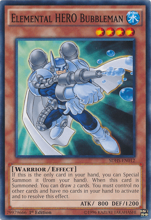 Elemental Hero Bubbleman [SDHS-EN012] Common - POKÉ JEUX