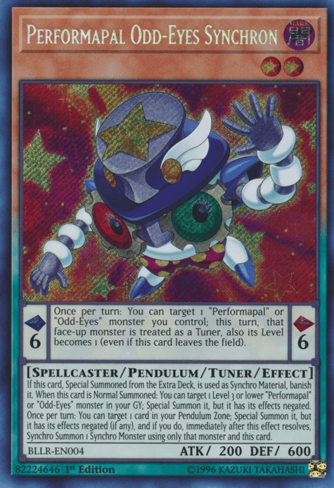 Performapal Odd-Eyes Synchron [BLLR-EN004] Secret Rare - POKÉ JEUX