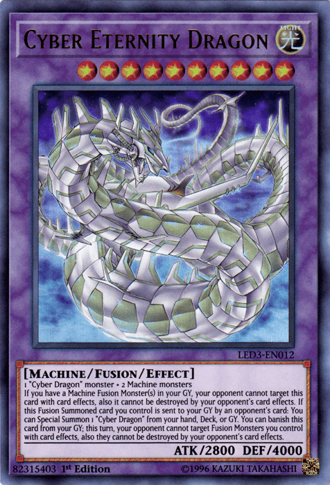 Cyber Eternity Dragon [LED3-EN012] Ultra Rare - POKÉ JEUX