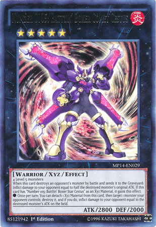 Number C105: Battlin' Boxer Comet Cestus [MP14-EN029] Ultra Rare - POKÉ JEUX