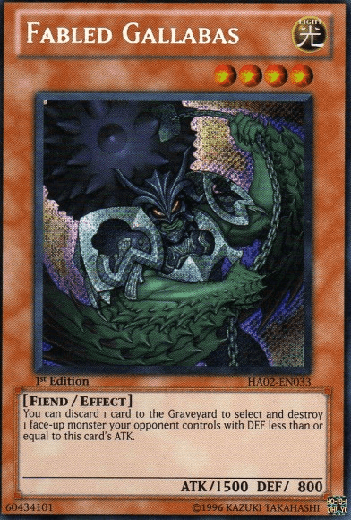 Fabled Gallabas [HA02-EN033] Secret Rare - POKÉ JEUX