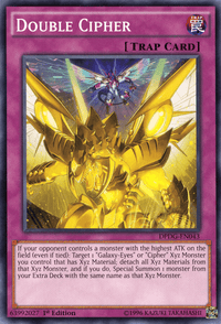 Double Cipher [DPDG-EN043] Common - POKÉ JEUX